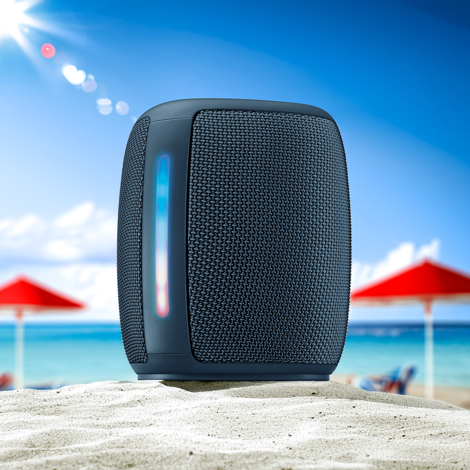 Caixa De Som Speaker Aiwa Aws-sp-03-b Bluetooth Rgb Ipx4 15w Caixa De Som Speaker Aiwa Aws-sp-03-b Bluetooth Rgb Ipx4 15w